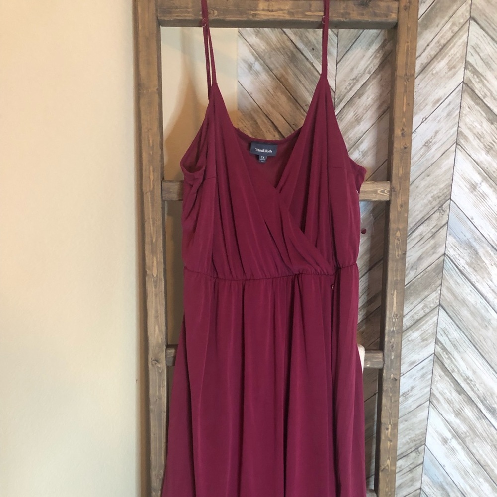 ModCloth Magenta Maxi Dress Size 2X